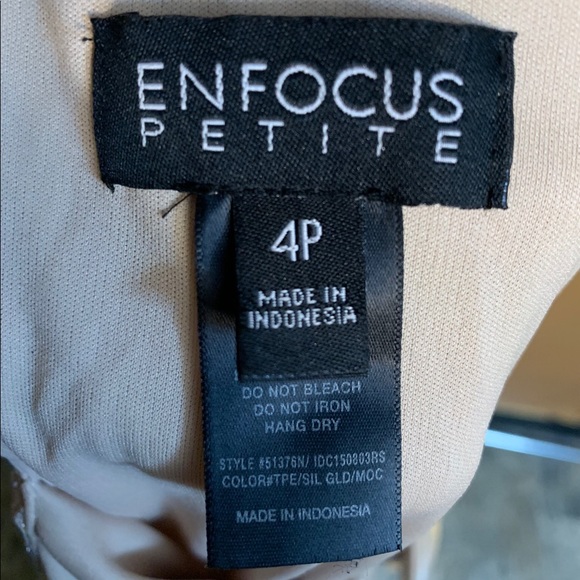 Vintage Glitter & Satin Dress - Picture 6 of 6